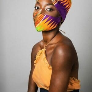 AfroFab - Soignée Head Wrap & Facemask Set