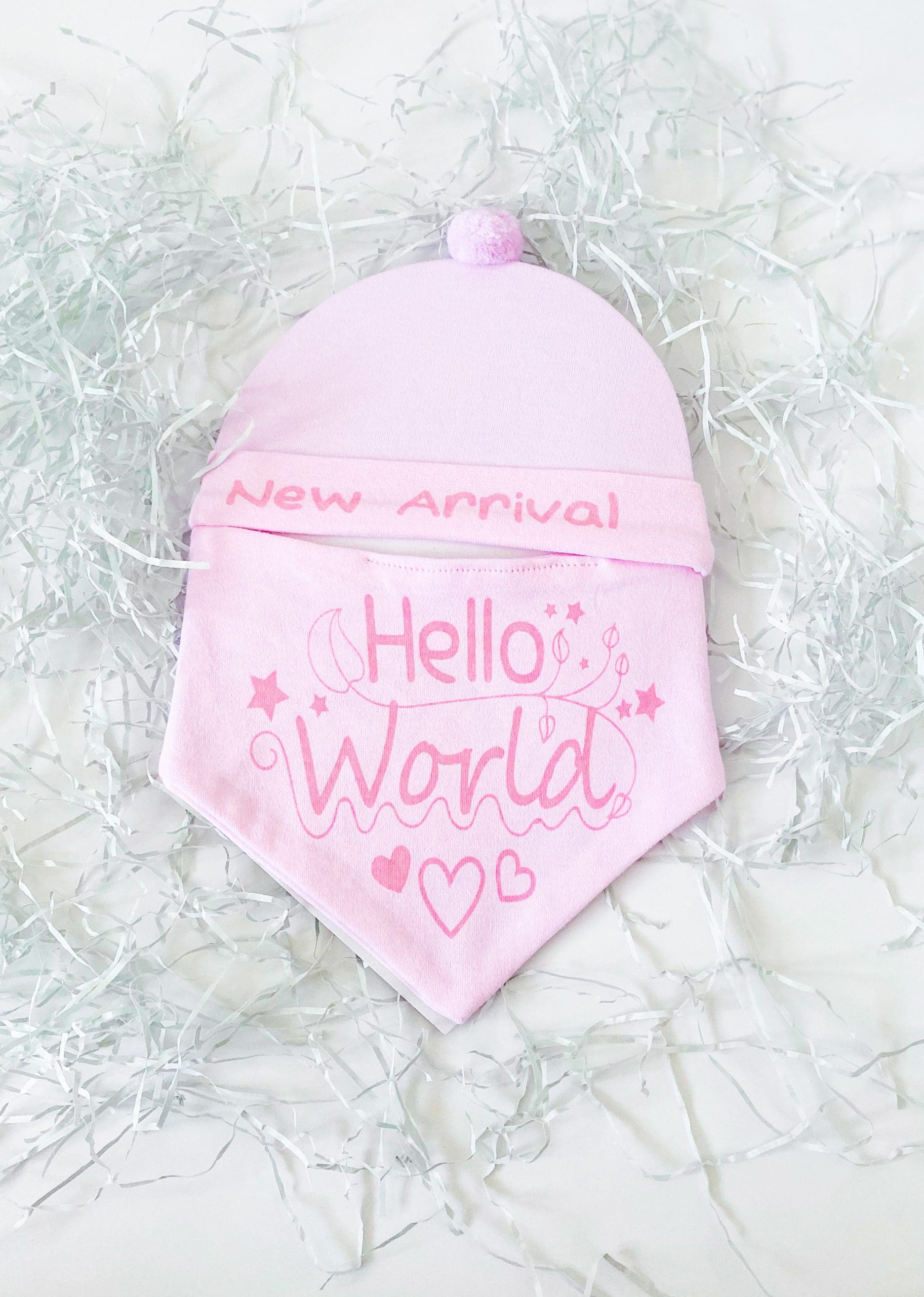 Hello World ‘Little Miracle’ Baby Girl Clothing Gift Set