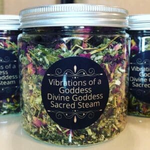 Divine Goddess Sacred Steam - All Natural ingredients with Crystal Gift