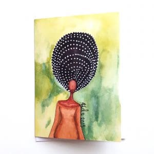 Self Awareness Greeting Card by Stacey-Ann Cole