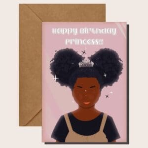 Birthday Buns - Black Girl Birthday Card