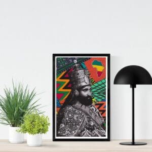 Emperor Haile Print, wakuda, african print fans, black-owned brands, black pound day