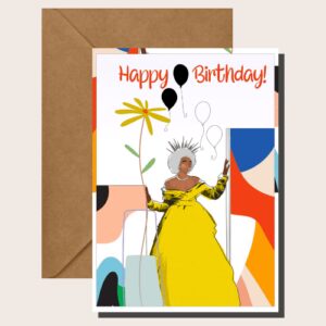 Birthday Nana - Mature Women Birthday Card