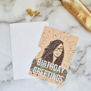 Birthday Greeting Card Sistren!