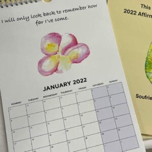 This is your year - 2022 Affirmations Calendar