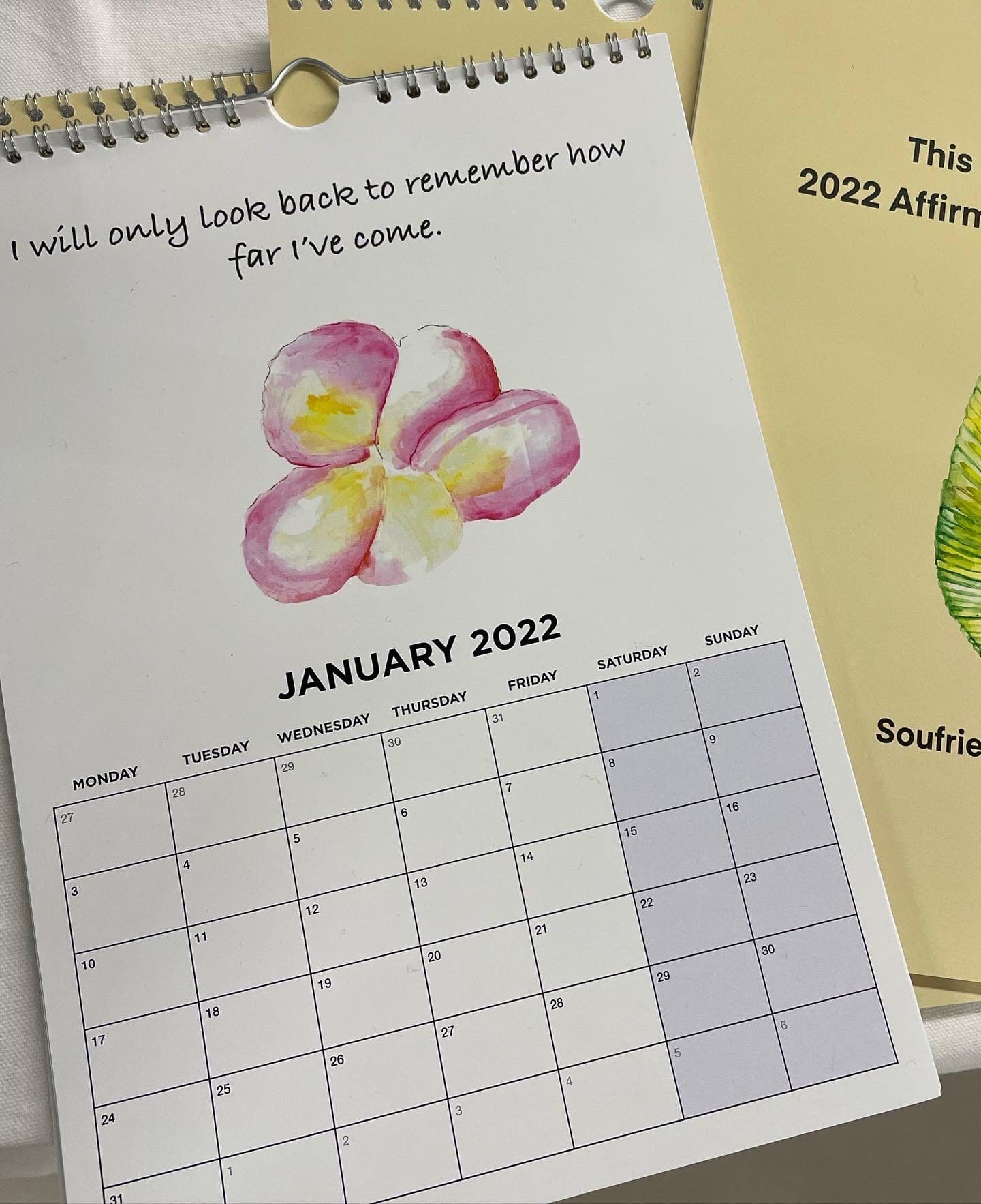 This is your year - 2022 Affirmations Calendar