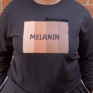 Melanin black sweatshirt jumper for women and men