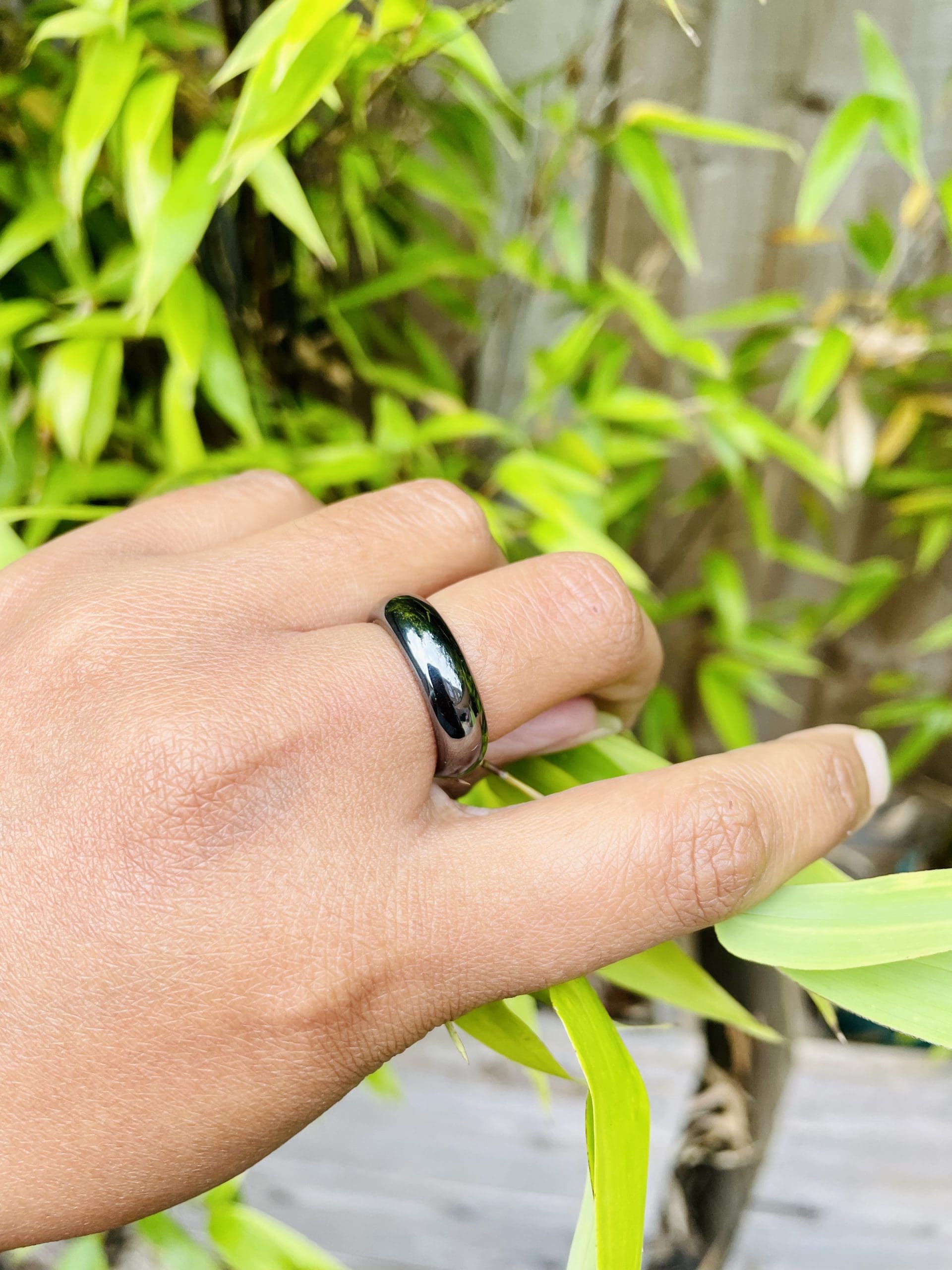 Hematite Magnetic Ring - Supports pain relief '10
