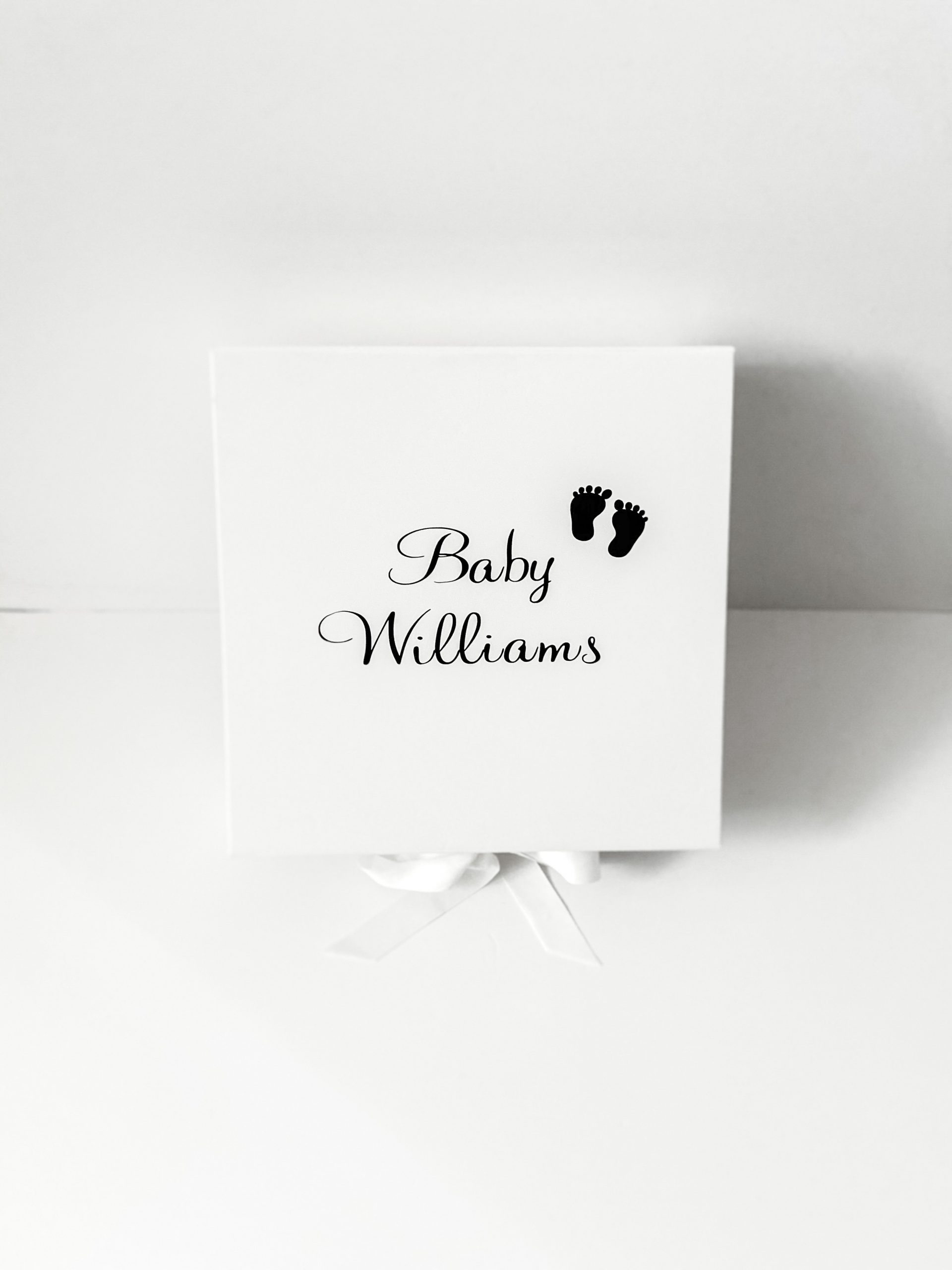 Personalised Neutral Elephant baby comforter gift set