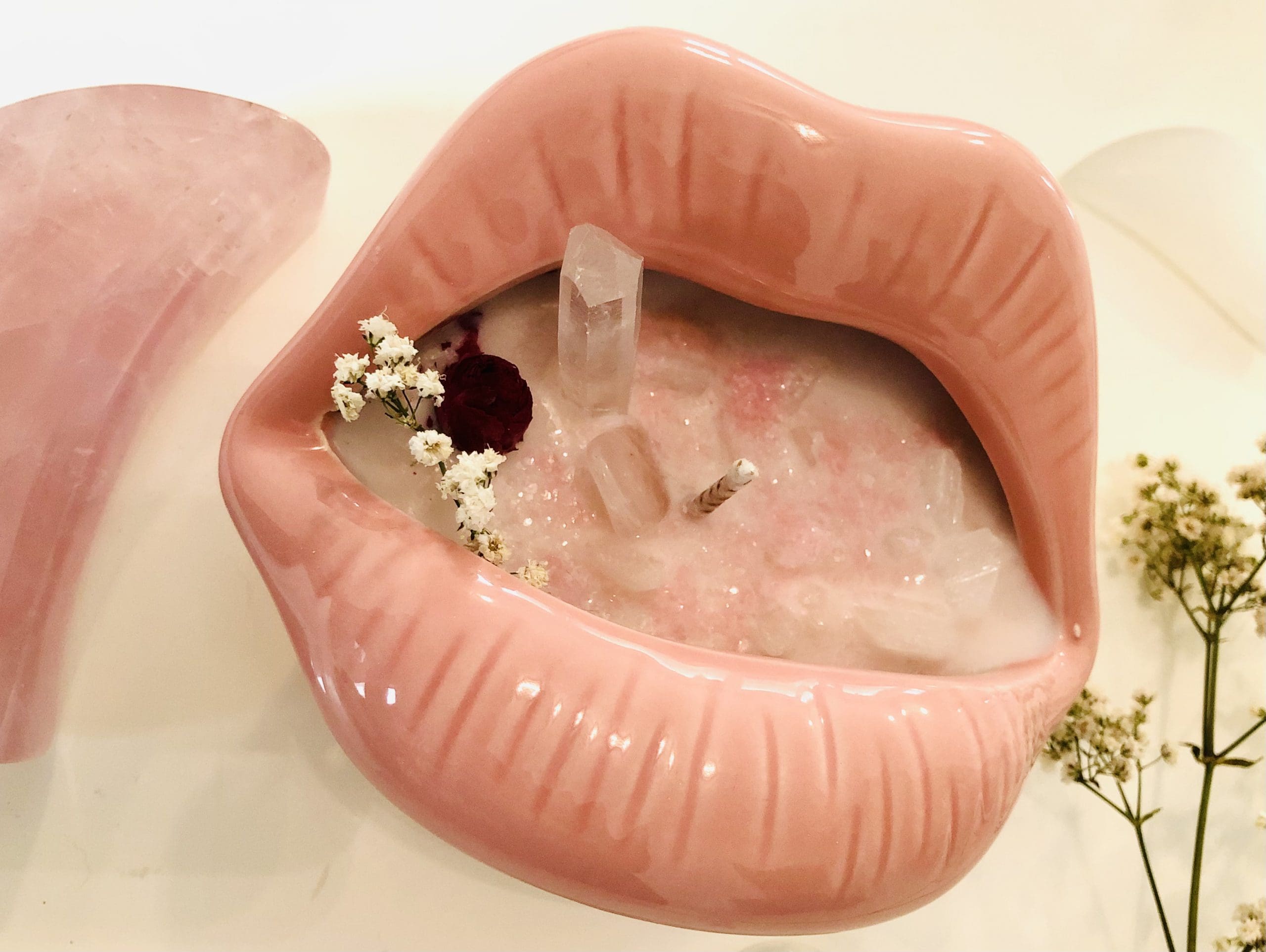Goddess Lips Candle 'Relax