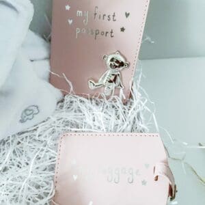 Pink Baby Travel Gift Set Box