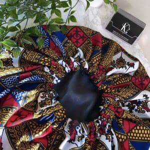Masaai Luxe Satin, wakuda, african print fans, black-owned brands, black pound day