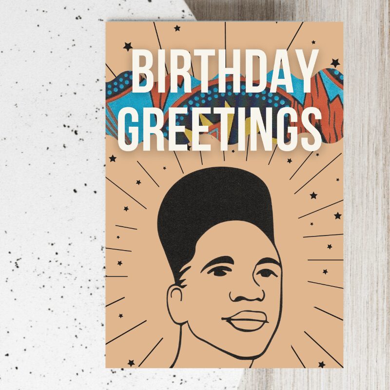 Birthday Greetings Man! Card