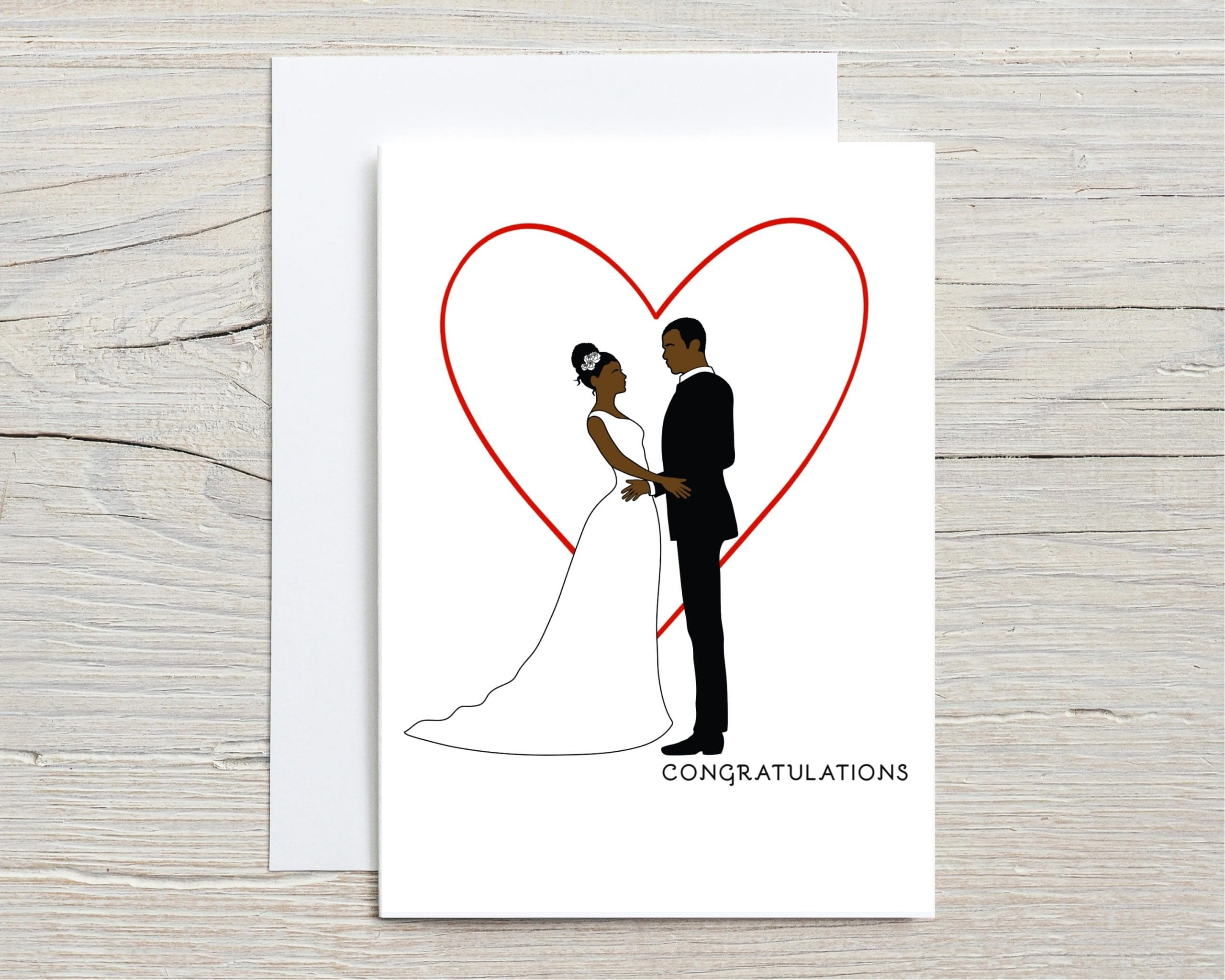 Cards For Wedding, The Union or New Couple Congratulations