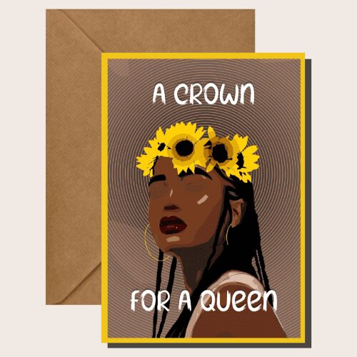 Crown of Flowers Card