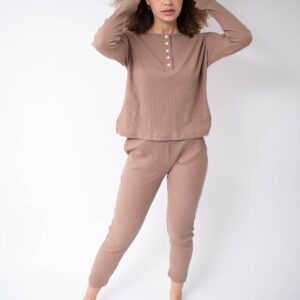 Ribbed knit Women Pyjamas, Loungewear, Multiple use set