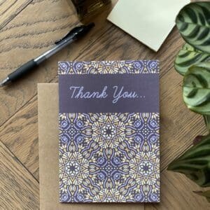 Ecofriendly African Thank You Card