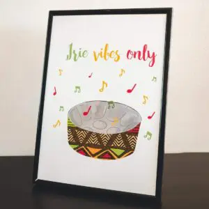 Irie Vibes Only Art Print