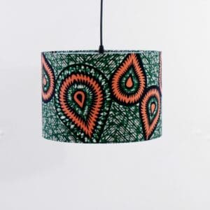 African Wax Print Ceiling Shade