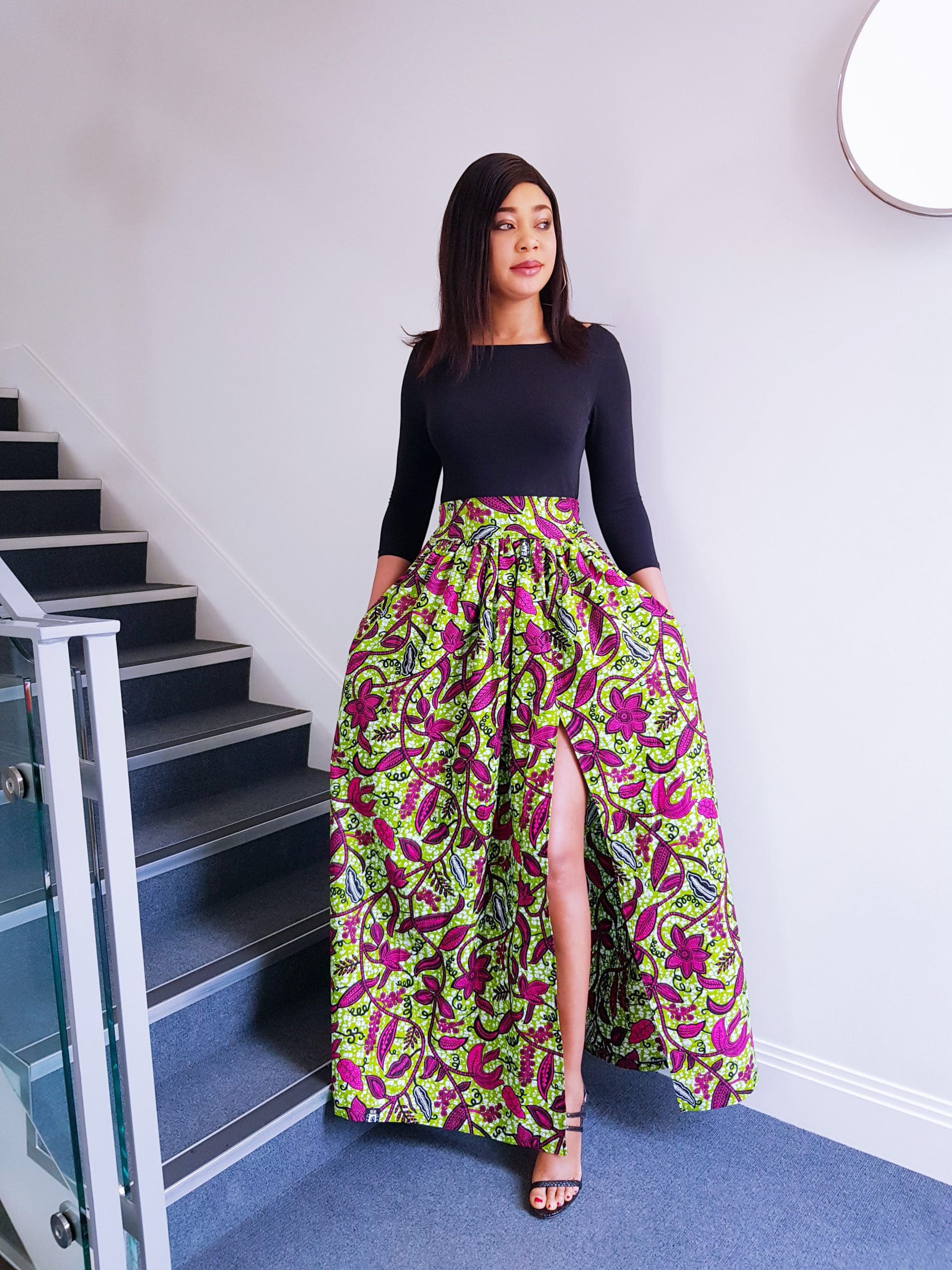 Irene African Maxi Skirt 16