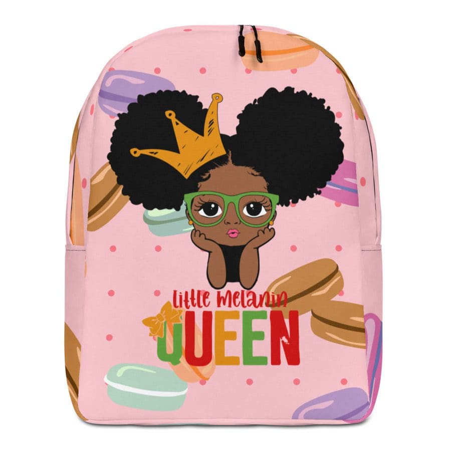 Little Melanin Queen Backpack , wakuda, bags, kids bag, black pound day, jamii