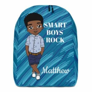 Personalised boy backpack, wakuda, black-owned, african print fans, black-owned brands, black pound day