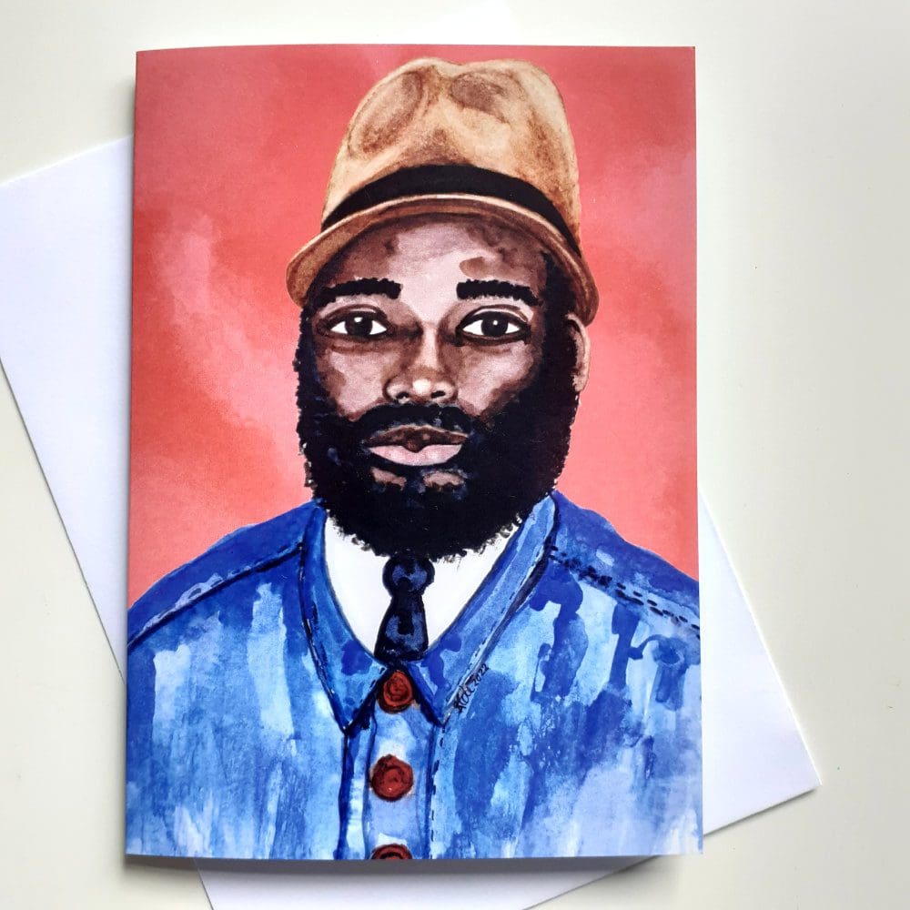 Greeting Card for Black Men 'Beyond Compare' | Father's Day | Birthday Card by Artist Stacey-Ann Cole