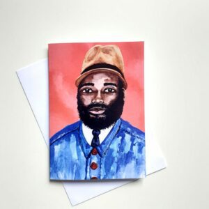 Greeting Card for Black Men 'Beyond Compare' | Father's Day | Birthday Card by Artist Stacey-Ann Cole