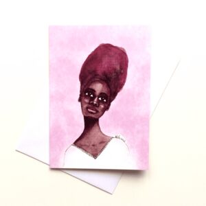 Black Woman's Birthday Card 'Ebonie'