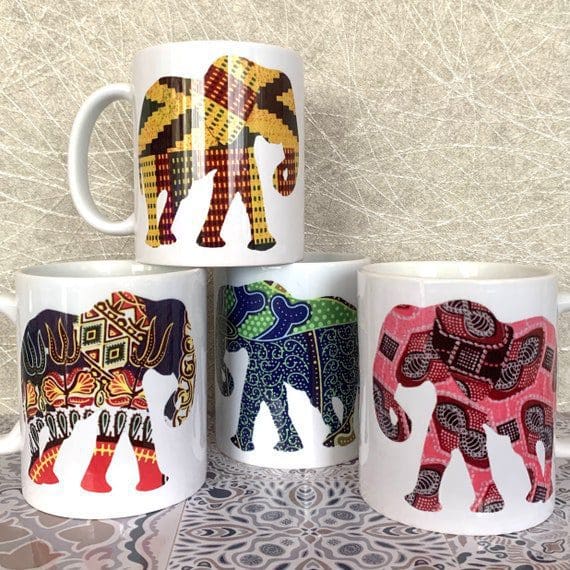 elephant mugs, wakuda