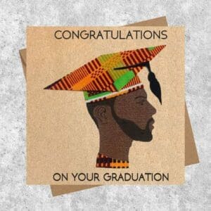 black man graduation card, black greeting cards