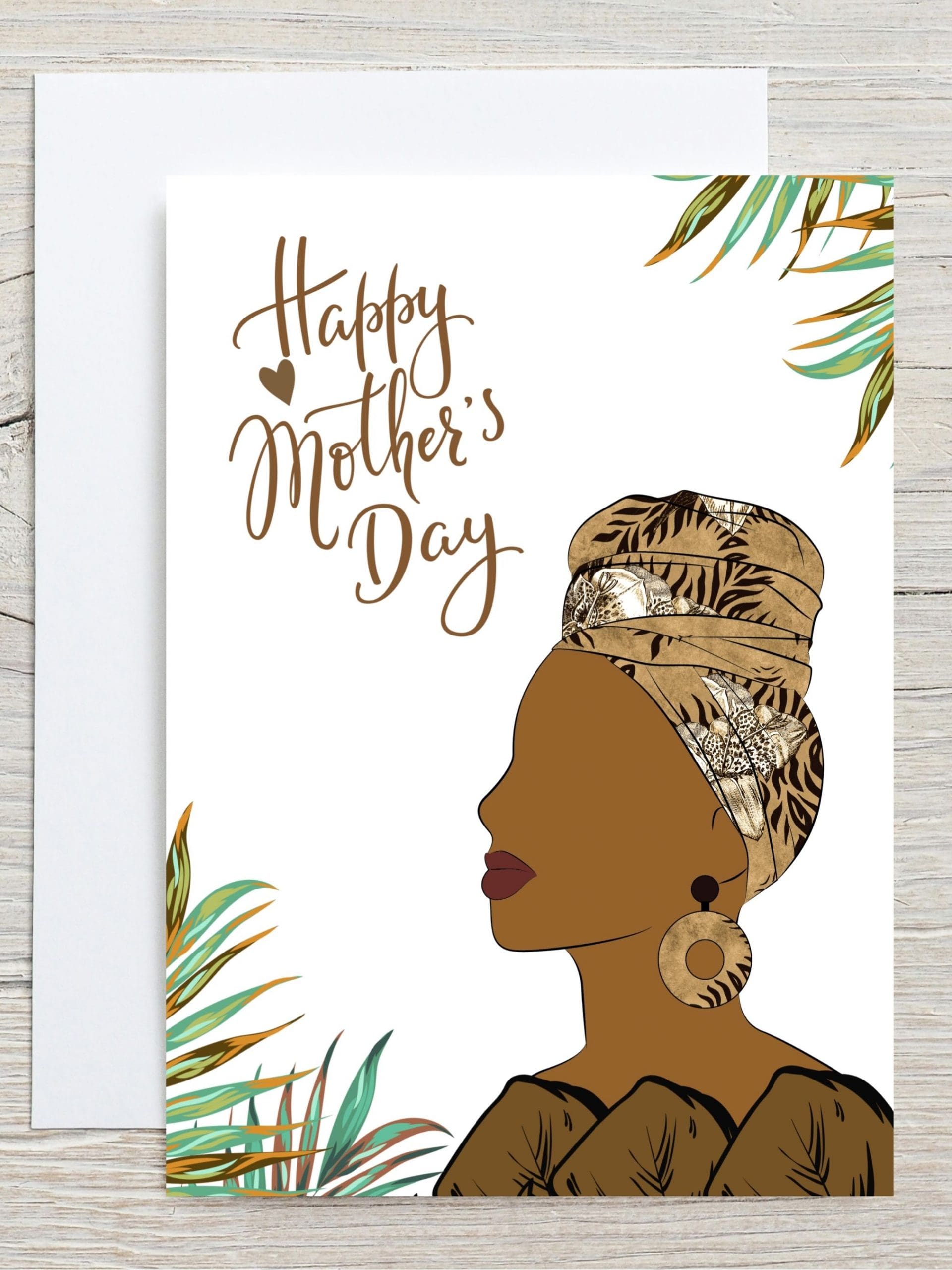 Happy Mother's Day Greeting card - Headwrap