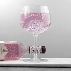 Personalised Crystal Icon Gin Goblet Regular price