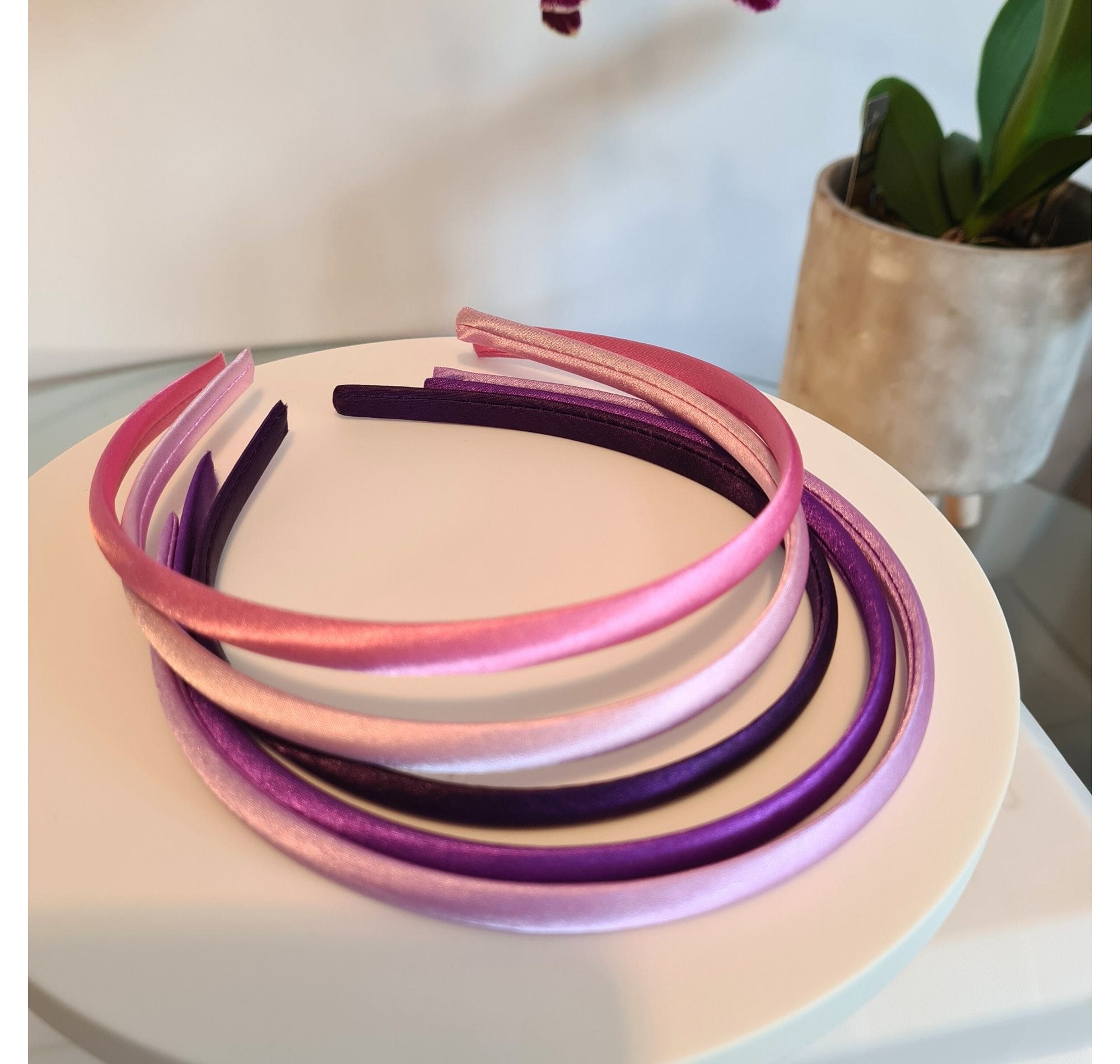 Hair Bands in Satin Fabric