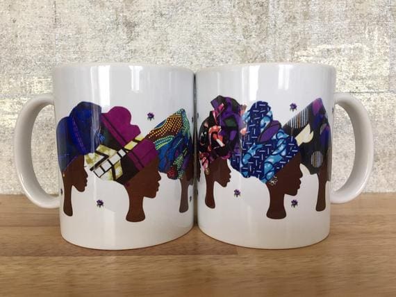 Headwrap Mugs - Assorted Designs and Colours