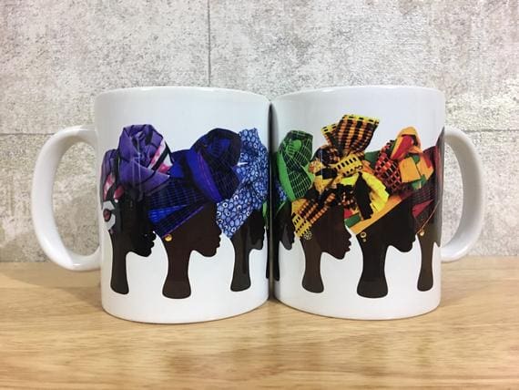 Headwrap Mugs - Assorted Designs and Colours