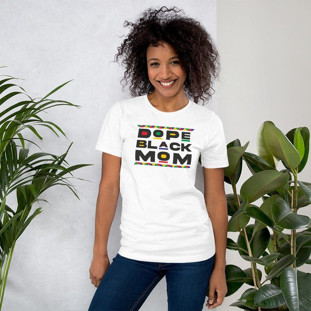 Black Dope Mom T-shirt, wakuda, black-owned clothing