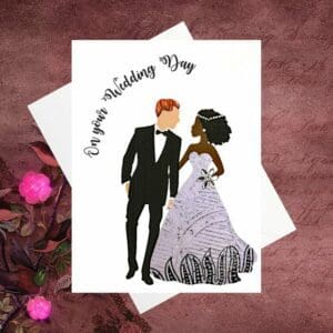 interracial wedding card