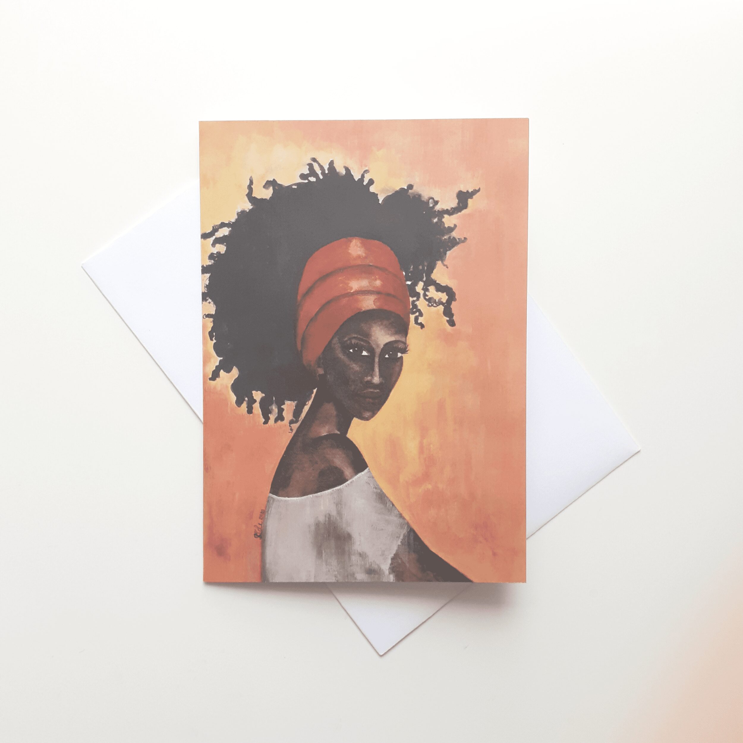 Black Woman's Birthday Card 'Worthy'