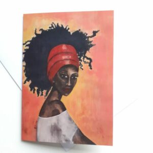 'Worthy' Greeting Card by Artist Stacey-Ann Cole