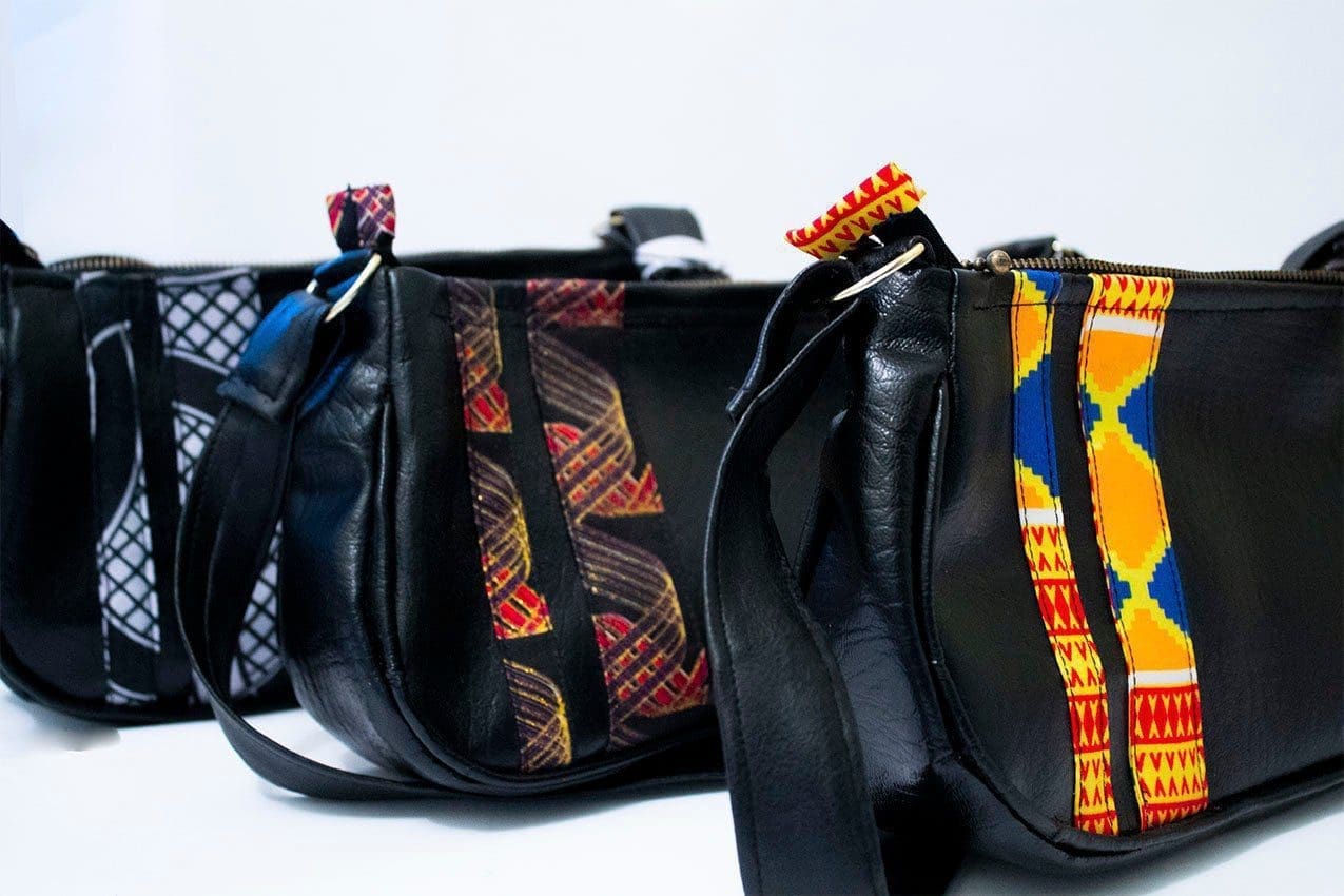African Print Bag, wakuda, african print fans, black-owned brands, black pound day
