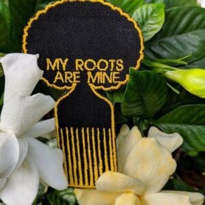 My Roots Patch, wakuda, african print fans, black-owned brands, black pound day