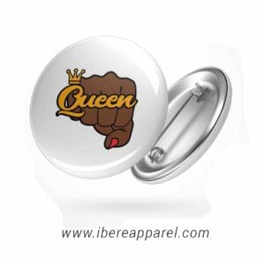 Queen Badges, wakuda, african print fans, black-owned brands, black pound day