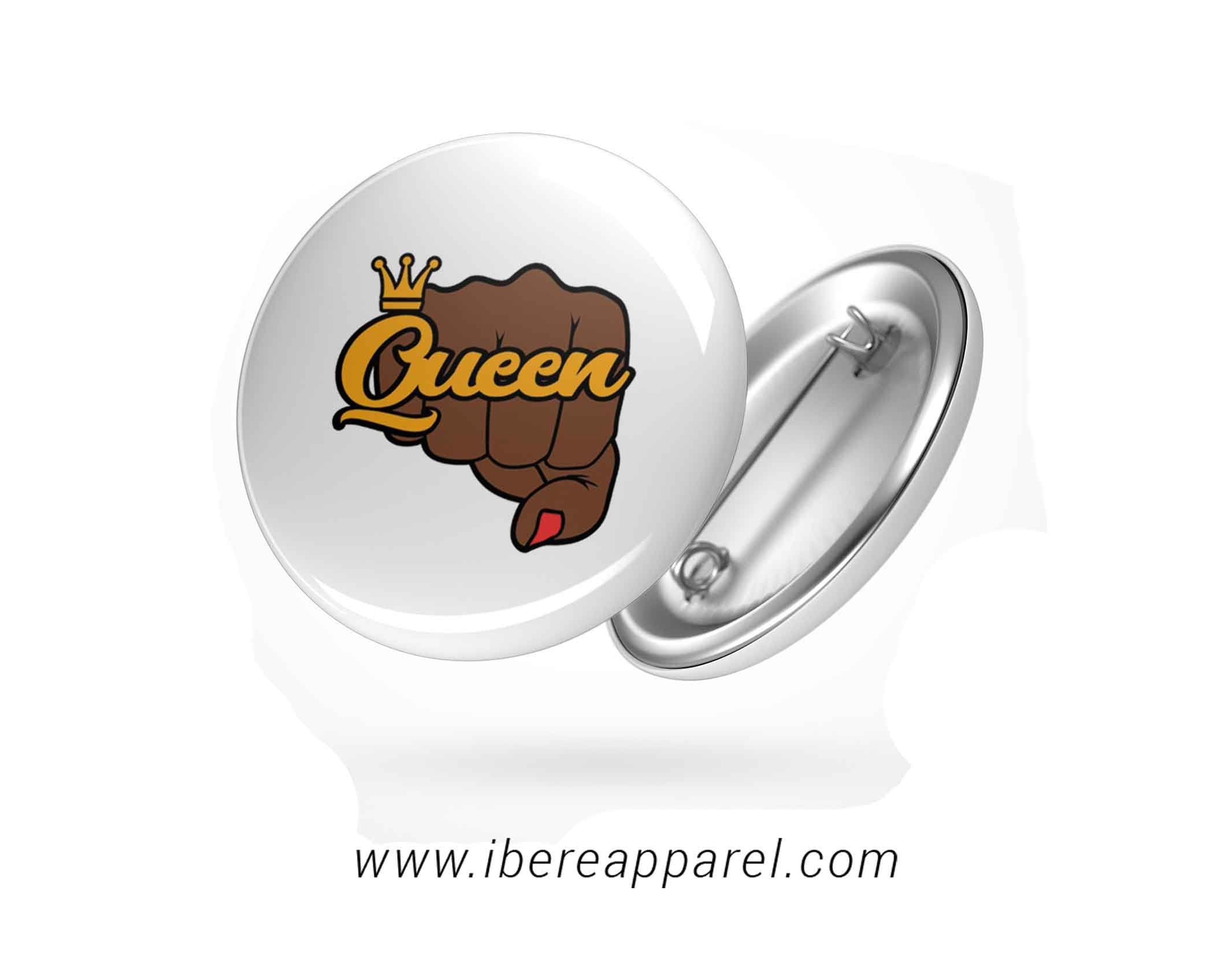 Queen Badges, wakuda, african print fans, black-owned brands, black pound day