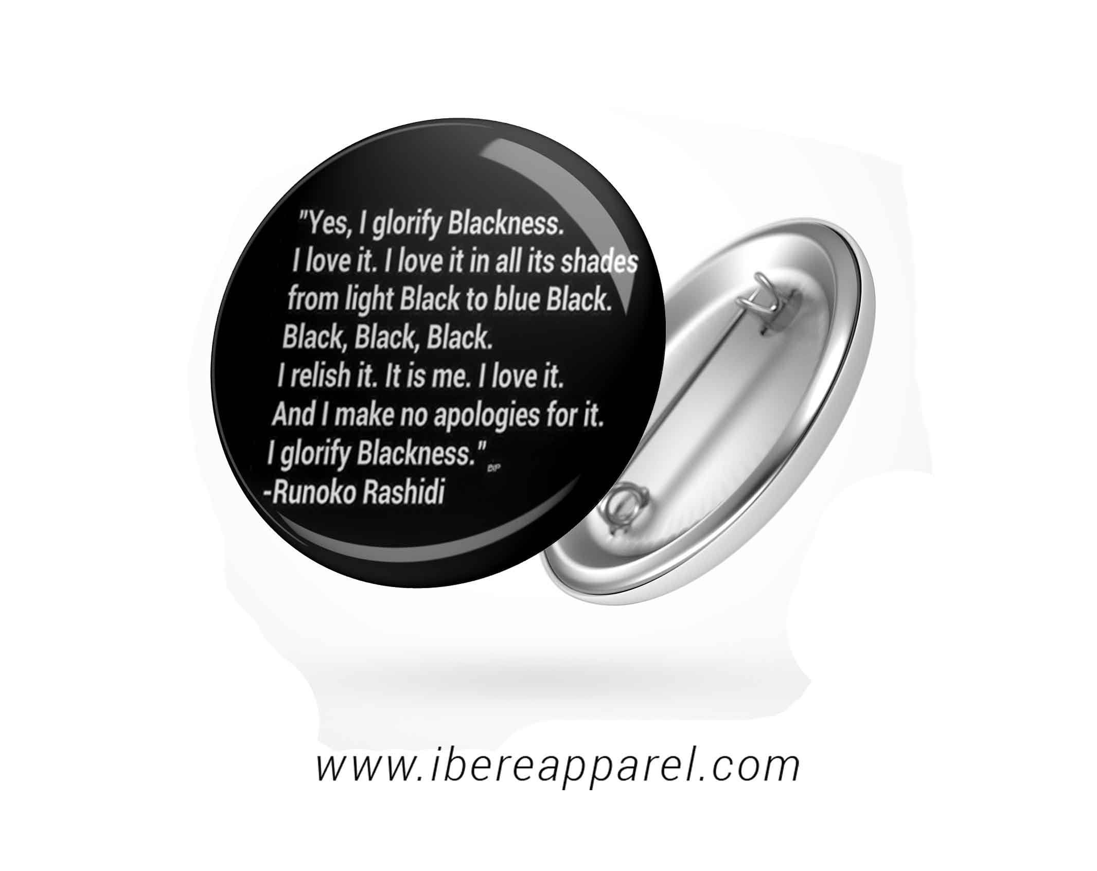 Glorify Blackness Badges, african print fans, black-owned brands, black pound day
