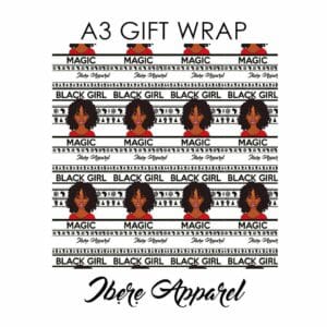 Zakiyyah Gift Wrap, wakuda, african print fans, black-owned brands, black pound day