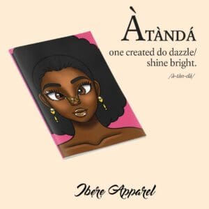 Atanda Stationery, wakuda, african print fans, black-owned brands, black pound day