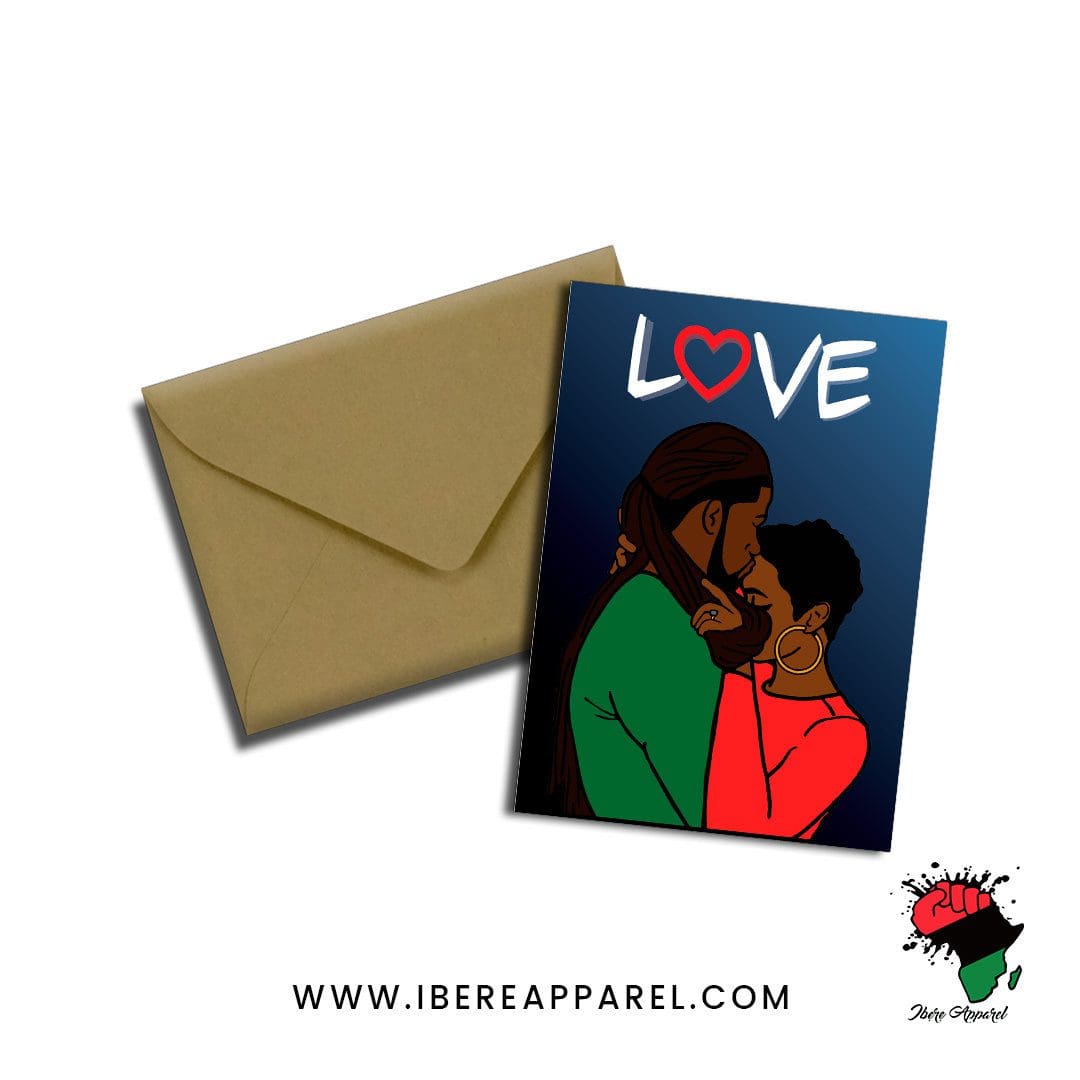 Black Love Card, wakuda, african print fans, black-owned brands, black pound day