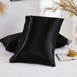 Satin Black Pillowcase