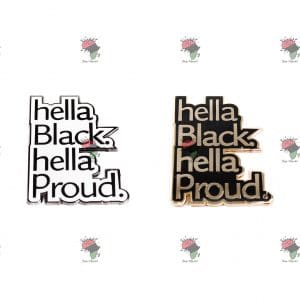 Hella Black Pin, wakuda, african print fans, black-owned brands, black pound day